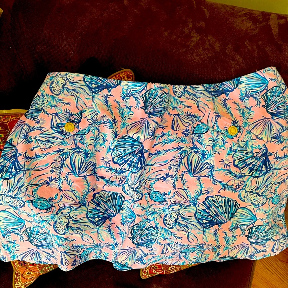 NWT Madison Skort in Magnolia Lilac A Little Jelly XL $50  Lily Pulitzer